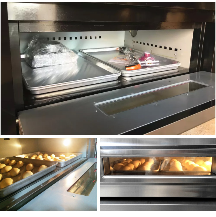 YCQ-2D1 一層二盤燃氣烤箱